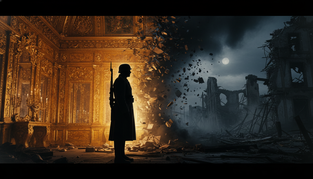 Призрак Янтарной комнаты на руинах войны.