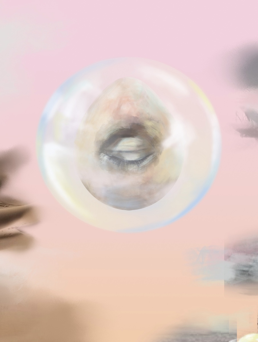 Фрагмент картины"Триада" Анастасия Куницына