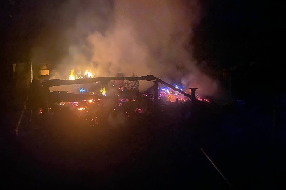    На пожаре погибла женщина Фото; СК России