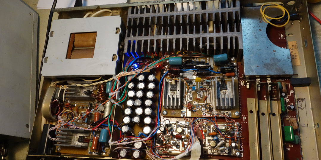 ВЕГА 10У- 120С меняем начинку заключительный этап