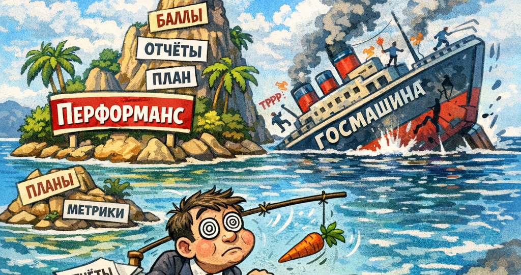 Архипелаг Эффективности: Почему погоня за личными KPI уничтожает государственную машину