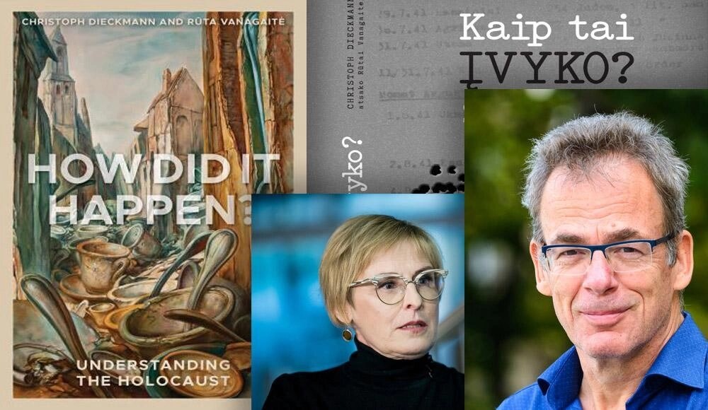 Рута Ванагайте, Кристоф Дикман и оригинальная обложка книги "Как это произошло?"