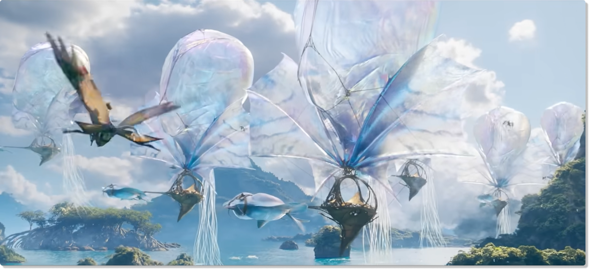 Ну летучие медузы реально были прекрасны