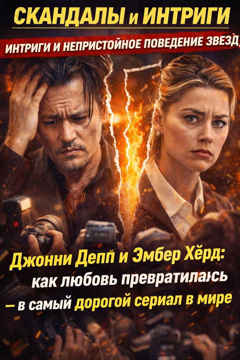 Джонни Депп и Эмбер Хёрд: как любовь превратилась в самый дорогой сериал в мир