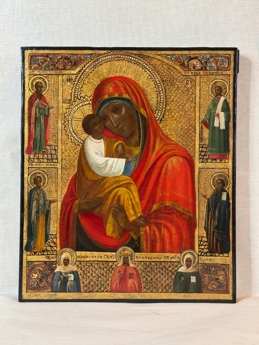 Воссоздание образа Почаевской Божьей матери конца 19в.