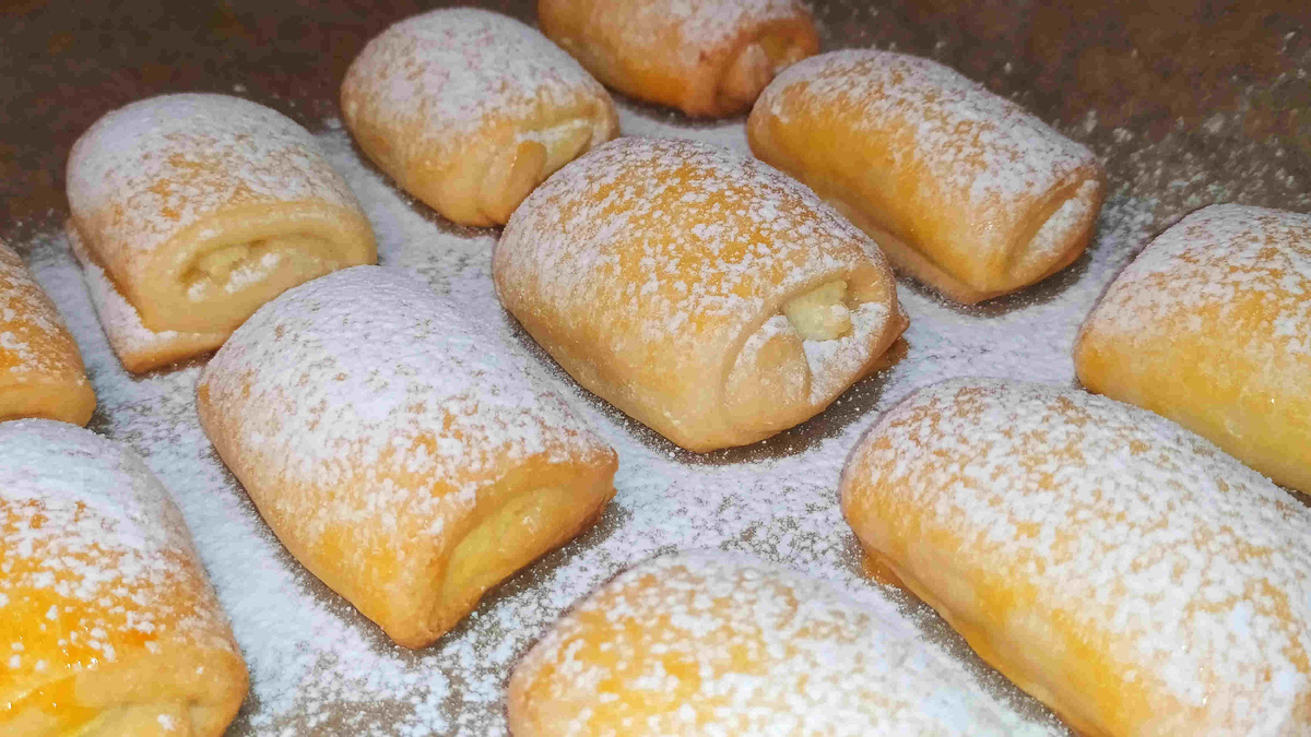 Творожные булочки без дрожжей. Фото автора.