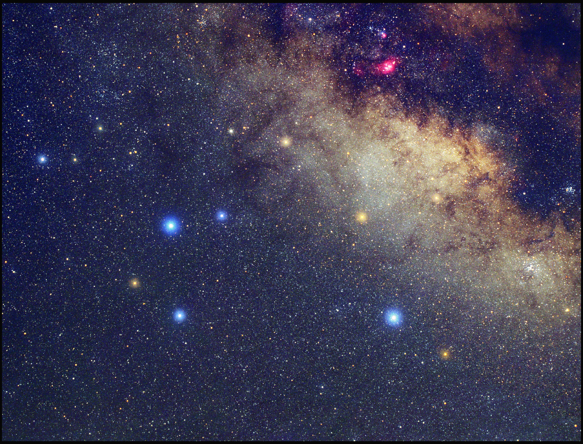 Красная звезда Бетельгейзе.