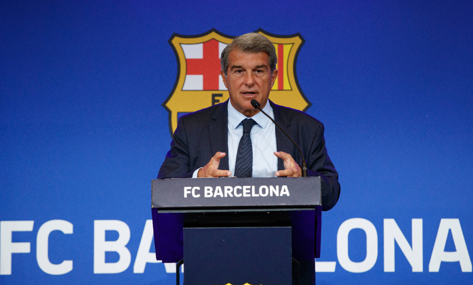    Президент «Барселоны» Жоан Лапорта Фото: Global Press Look