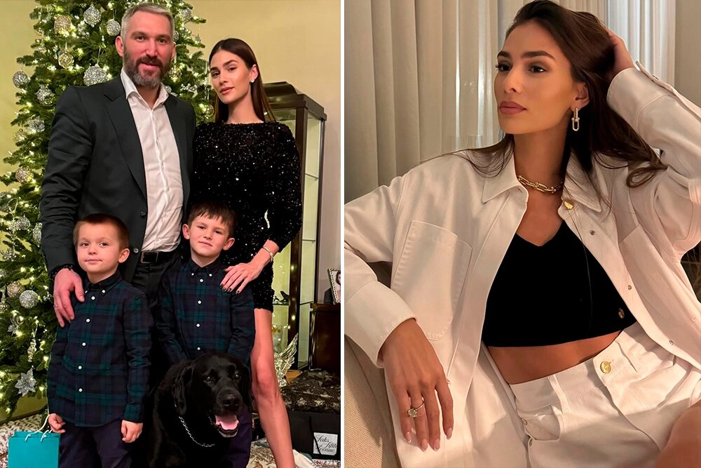    Александр Овечкин с женой и детьми. Фото: соцсети