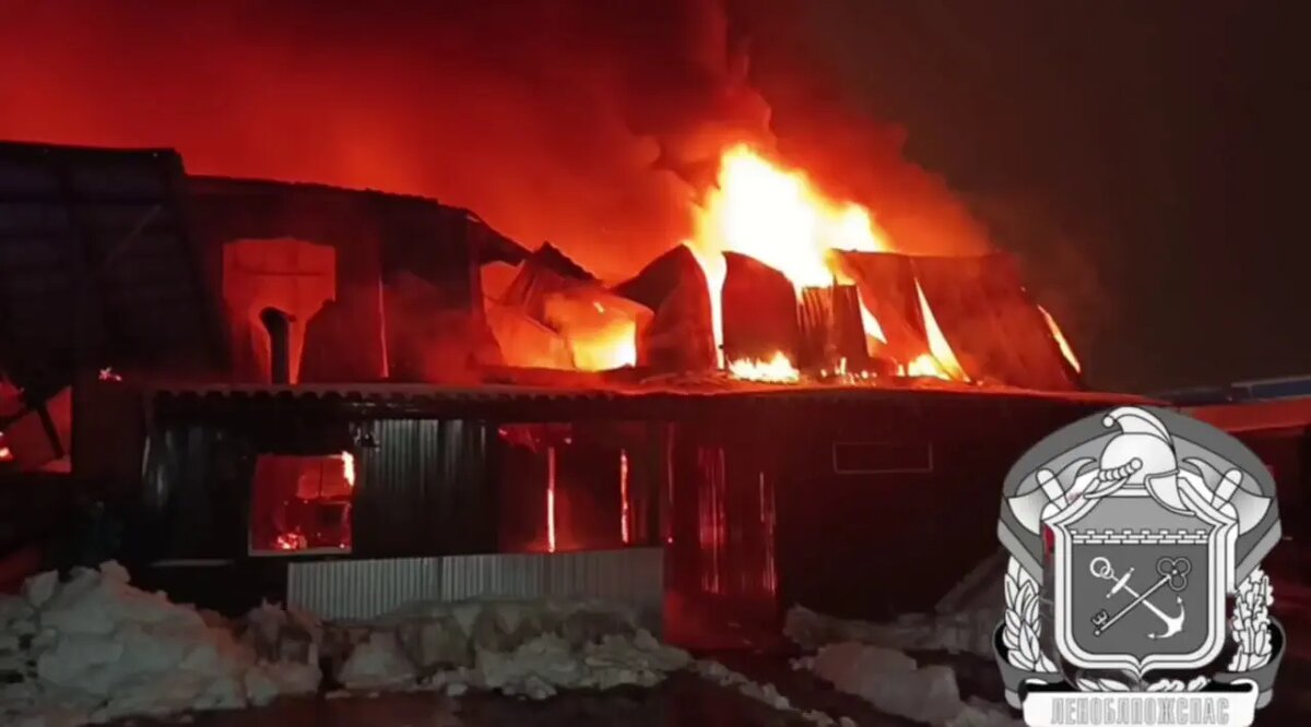    Фото: скриншот из видео пресс-службы Леноблпожспас.