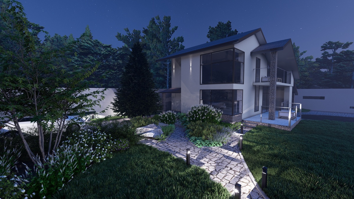 3D визуализация одного из моих проектов