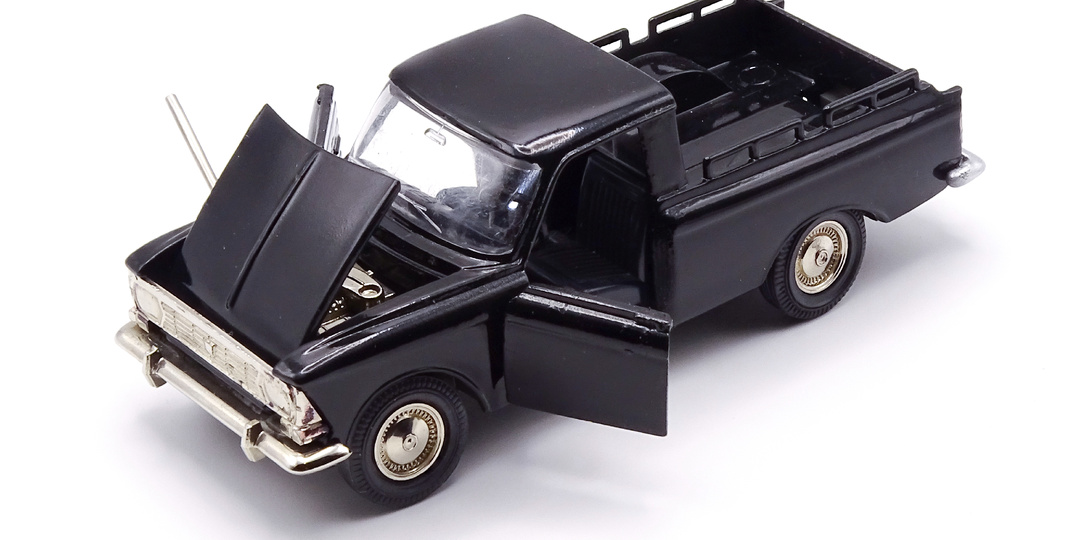 Восстановление саратовской модели автомобиля Москвич-434 Пикап в масштабе 1:43.