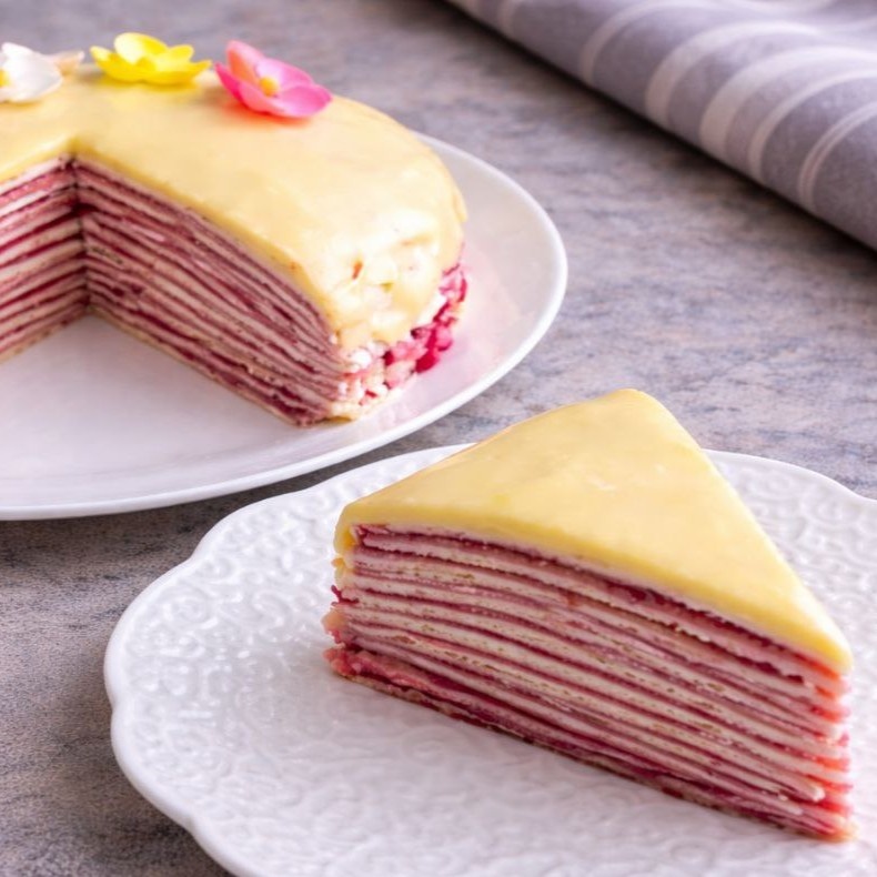 БЛИННЫЙ ТОРТ С КЛУБНИЧНЫМ ЖЕЛЕ - Вкусно Просто Быстро