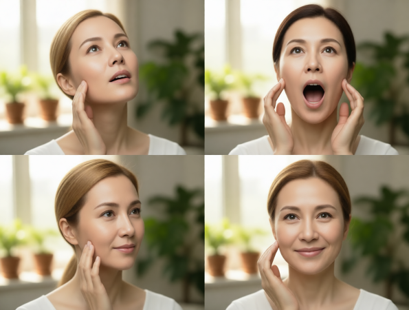 Упражнения для укрепления контура лица