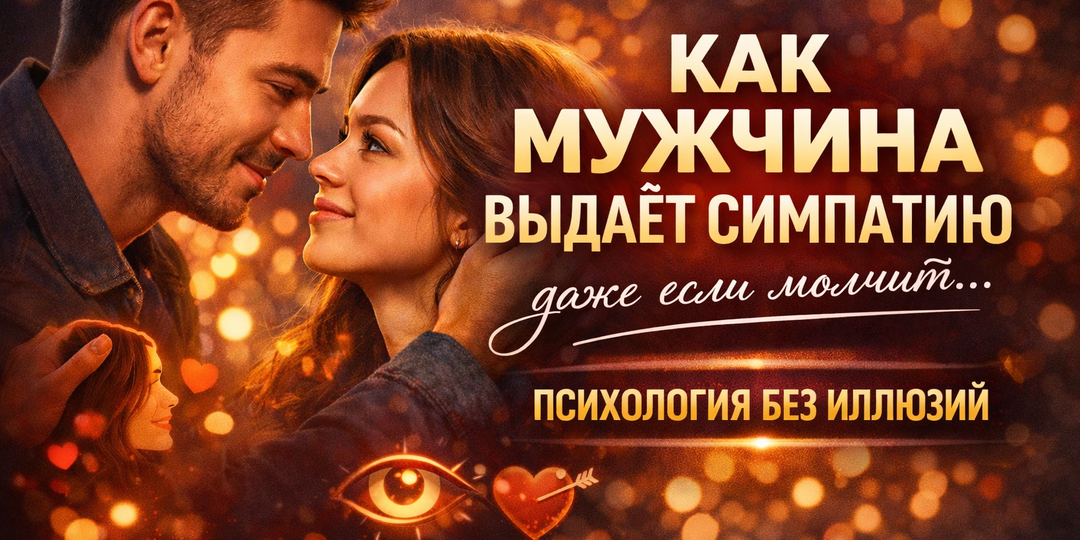 Как мужчина выдает симпатию, даже если молчит: психология без иллюзий
