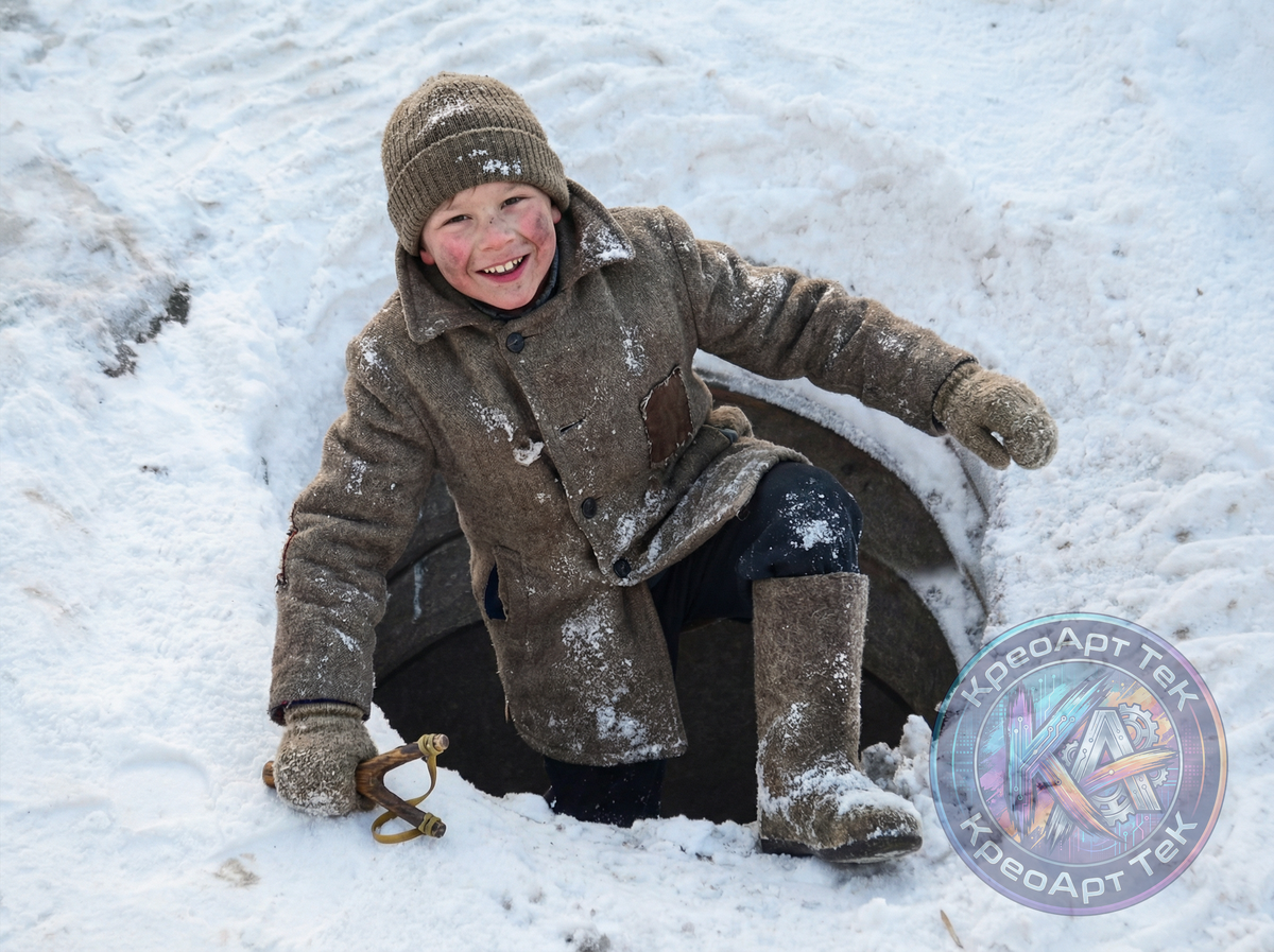 Зима в нашем детстве