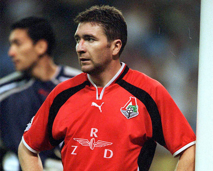 Юрий Дроздов в Московском Локомотиве. Выступал за клуб с 1993 по 2003 и Локомотив-2 в 2009 году