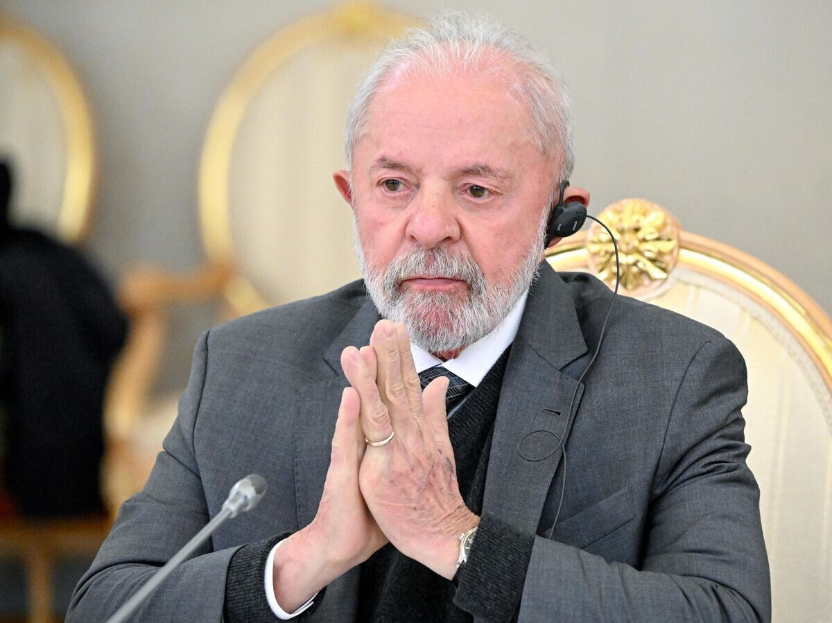    Президент Бразилии Луис Инасиу Лула да Силва во время встречи с президентом РФ Владимиром Путиным | © Фотохост-агентство РИА Новости