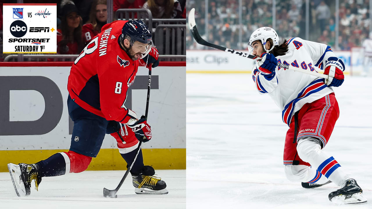 nhl.com. Овечкин выполняет фирменный one-timer (бросок без подготовки) с левого круга вбрасывания — классика его стиля и забивает тот самый 895-й гол.