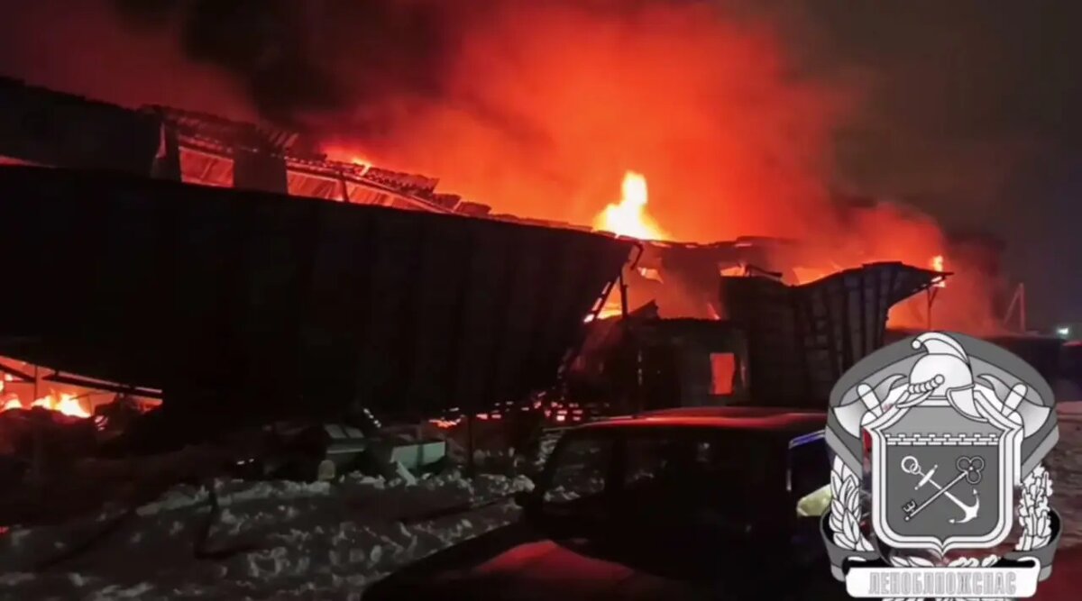    Фото: скриншот из видео пресс-службы Леноблпожспас.