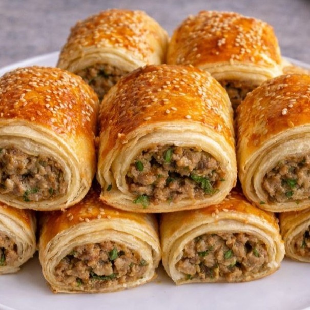 БУРЕКАСЫ ИЗ СЛОЕНОГО ТЕСТА - Вкусно Просто Быстро