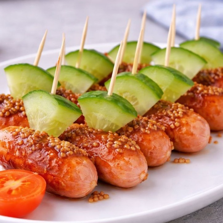 КОКТЕЙЛЬНЫЕ СОСИСКИ В ГОРЧИЦЕ - Вкусно Просто Быстро