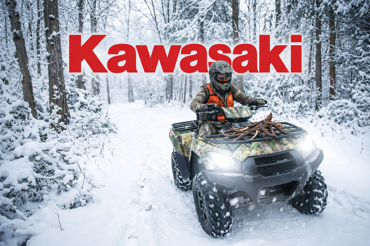 История квадроциклов Kawasaki