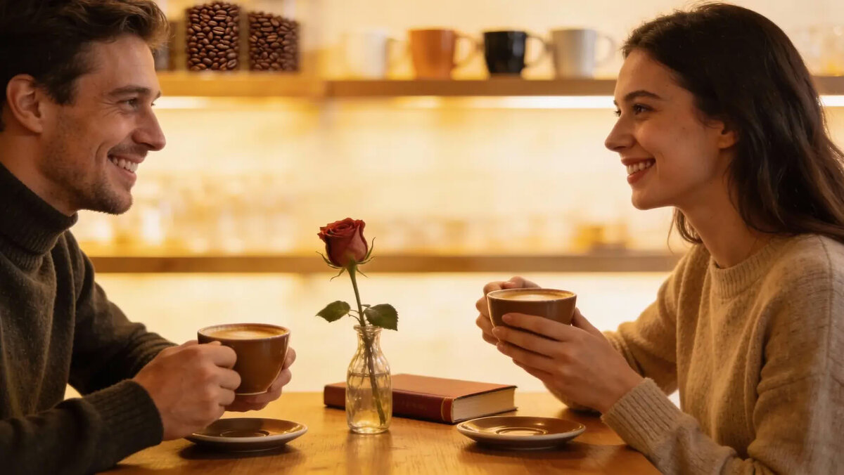 Свидание в кафе