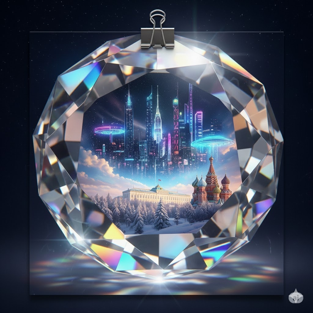 "Горизонт Пробуждения: Россия на пороге Новой Эры", иллюстрация создана сетью Джемини