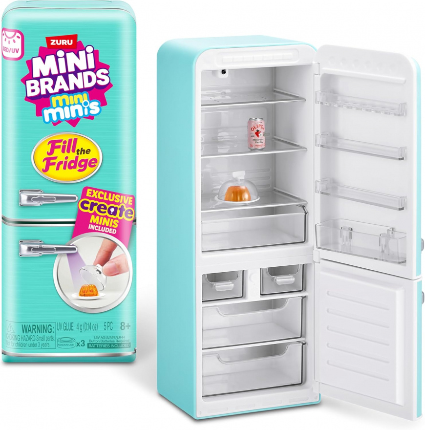 Mini Brands Fill The Fridge