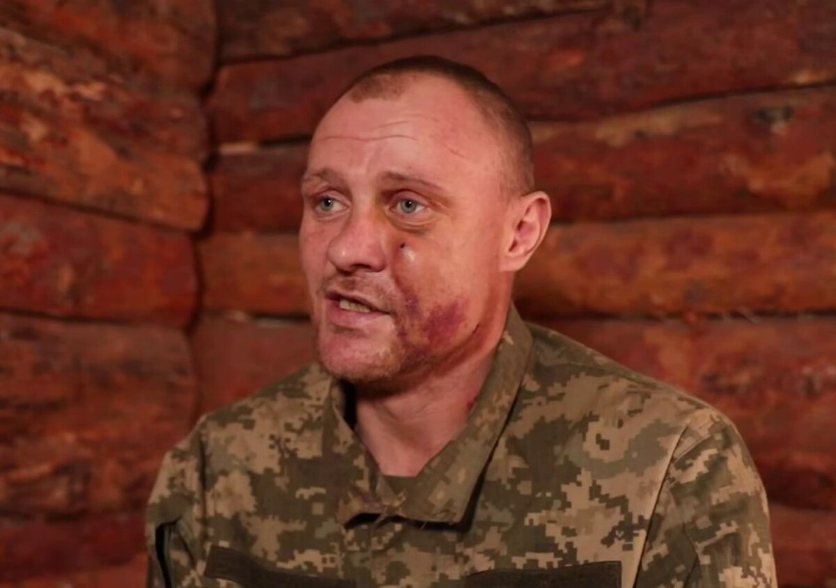    Военнопленный Павел Гейко / Источник: Кадр из видео