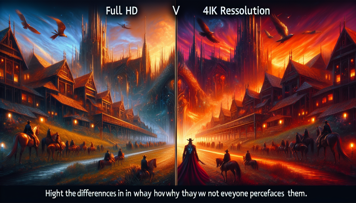 Разрешение экрана Full HD vs 4K почему разницу видят не все