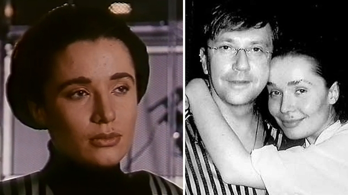 Марьяна Цареградская. Слева в фильме "Научная секция пилотов", 1996 год. Справа с Андреем Вавиловым