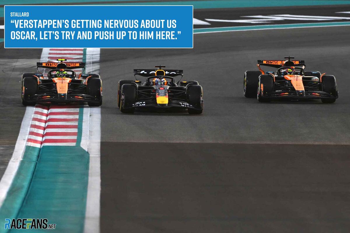 В сезоне 2025 основное влияние на статистику оказали 3 пилота - Норрис, Ферстаппен и Пиастри