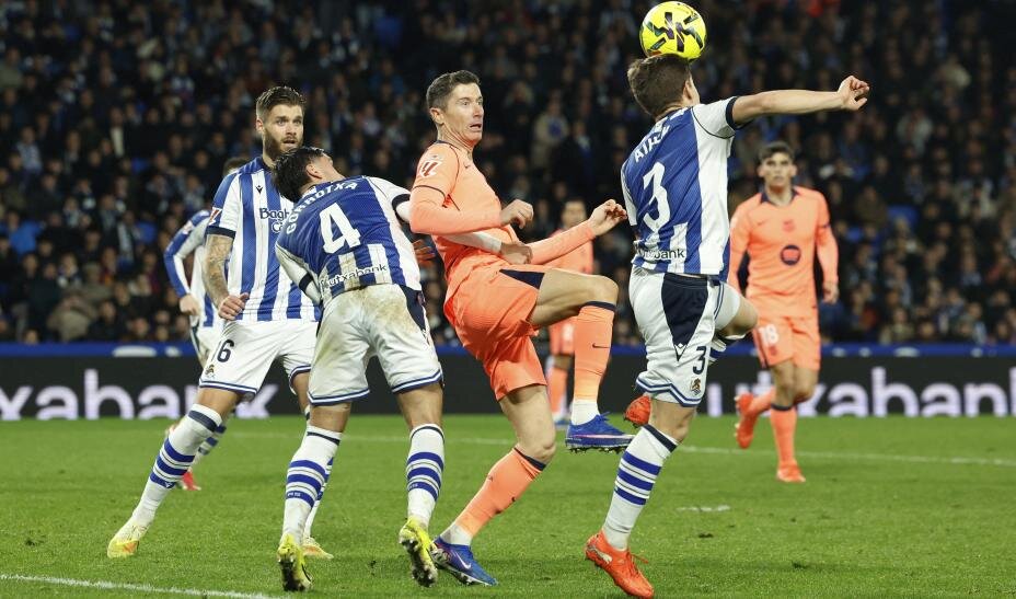    «Реал Сосьедад» обыграл «Барселону» в 20-м туре Ла Лиги. Фото: Reuters