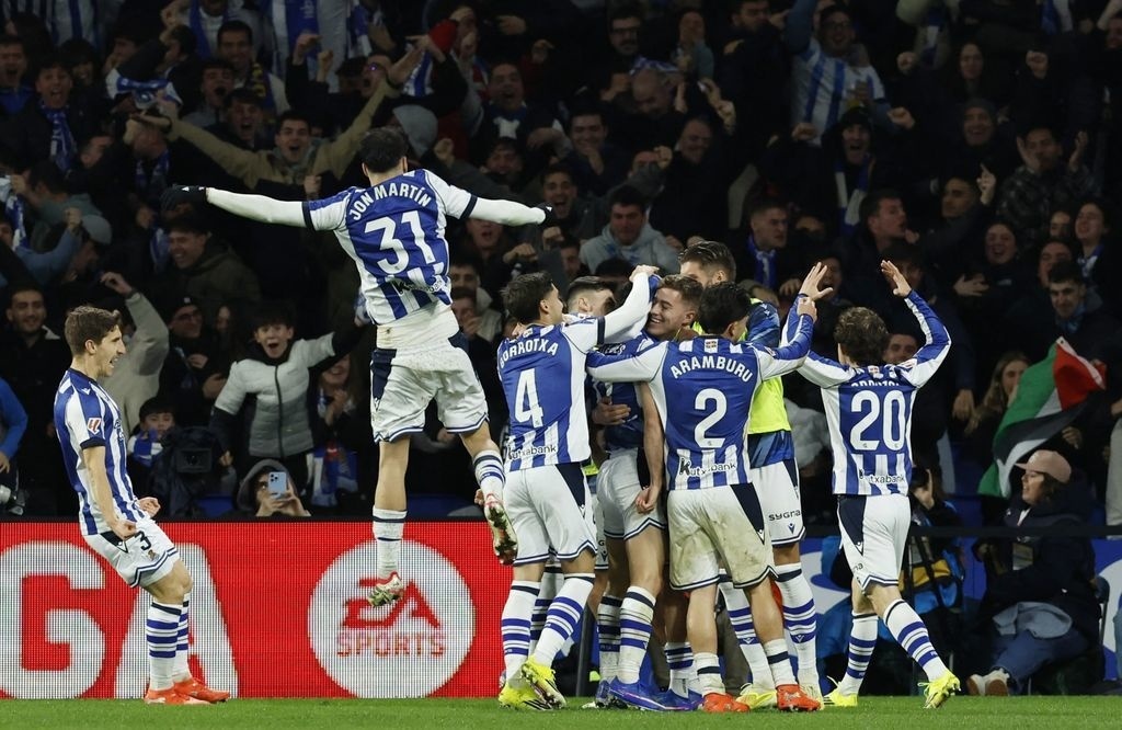    Футболисты «Реал Сосьедад». Reuters