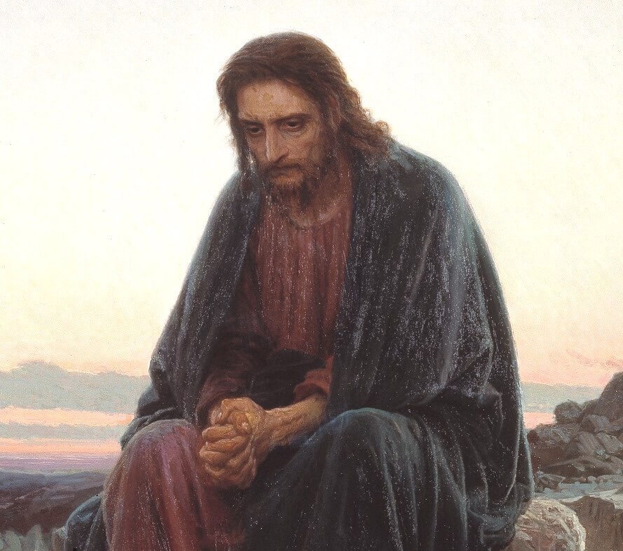 Картина "Христос в пустыне" Иван Крамской 1872 год