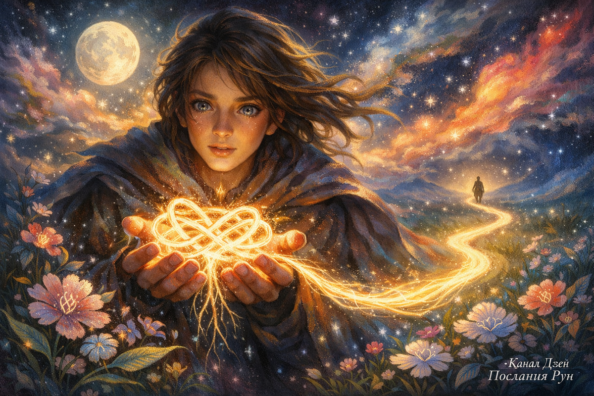 Руны и страх перемен: расклад Наутиз — почему внутренний “узел” держит Вас и как начать освобождение.