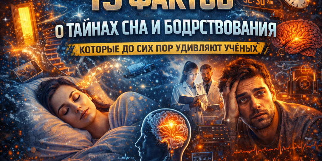 15 фактов о тайнах сна и бодрствования