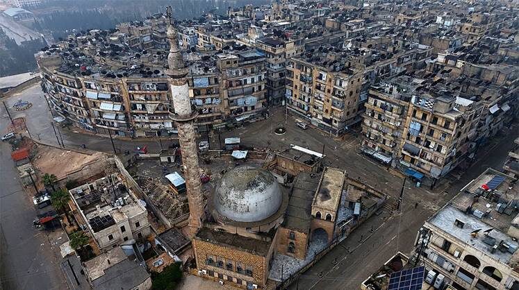    AP PHOTO/OMAR ALBAM Курды покинули Алеппо
