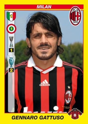 Дженнаро Гаттузо в Милане. Выступал за клуб с 1999 по 2012 годы