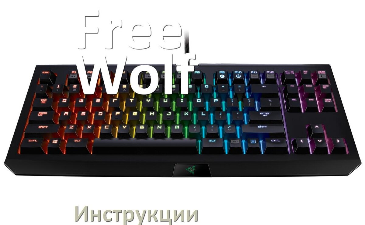 
Инструкция по эксплуатации клавиатуры Free Wolf руководство пользователя на русском