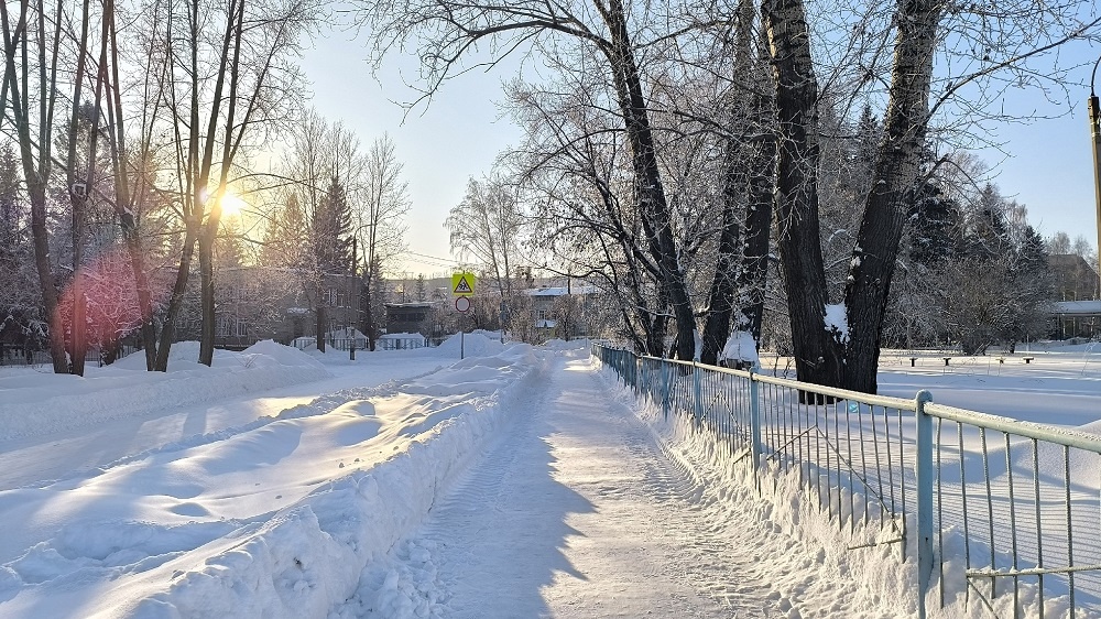    Мороз и солнце. Фото Анны Зубаревой