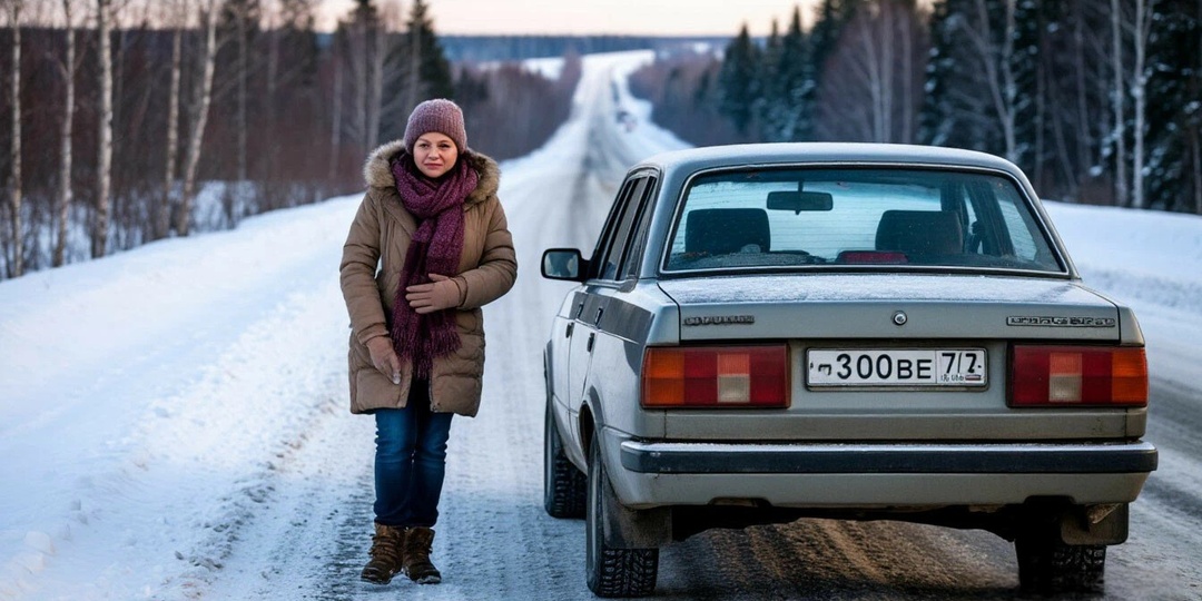 Беременная таксистка подобрала на трассе бездомного, а через месяц к ней приехал роскошный автомобиль