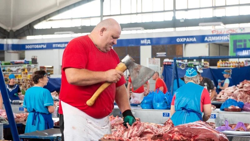     Сколько стоит мясо в Барнауле на Новом рынке и что продают. Анна Зайкова