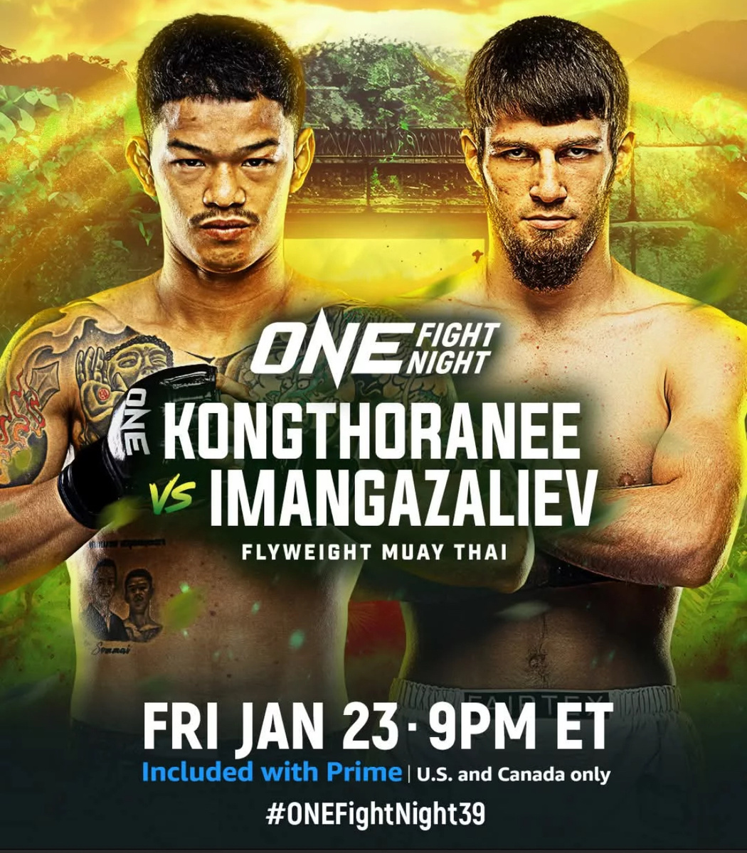     Постер боя Конгтхоране – Имангазалиев