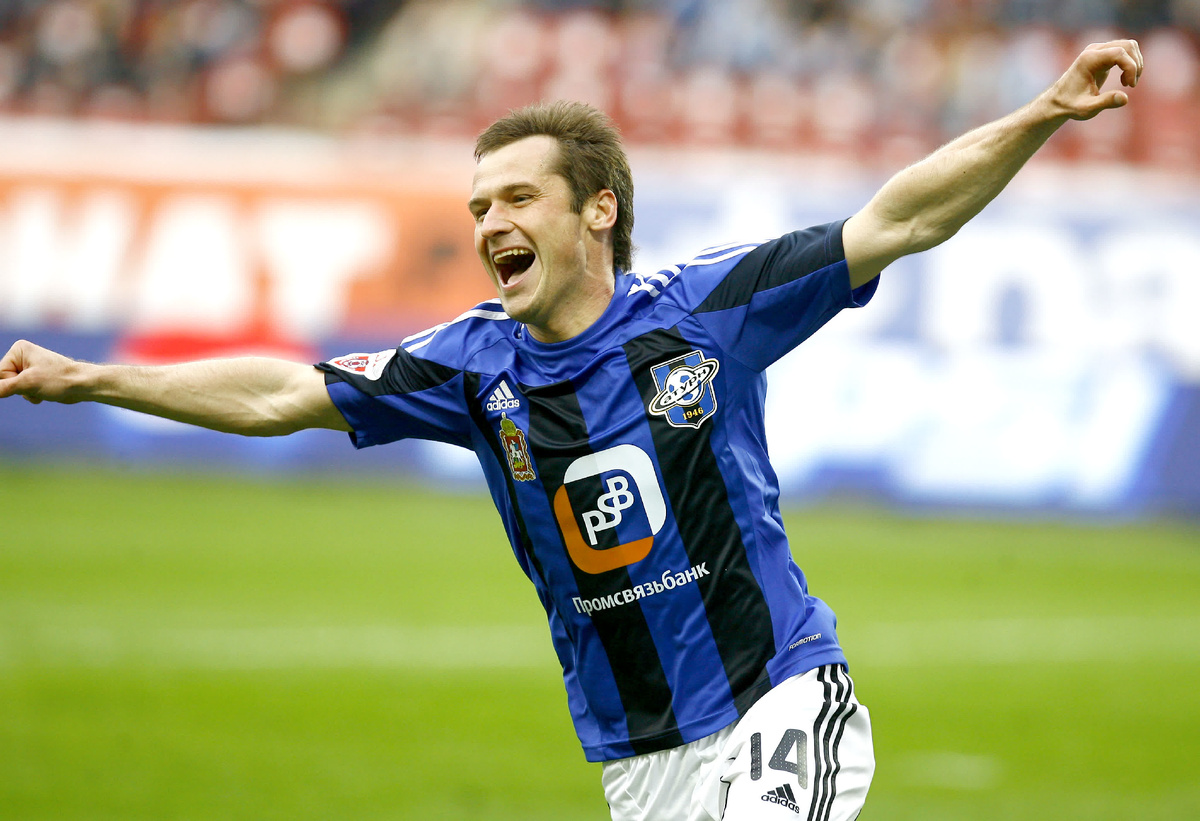 Дмитрий Кириченко в Раменском Сатурне. Выступал за клуб с 2007 по 2010 годы