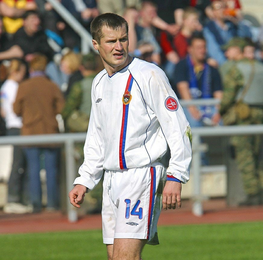 Дмитрий Кириченко в Московском ЦСКА. Выступал за клуб с 2002 по 2005 годы