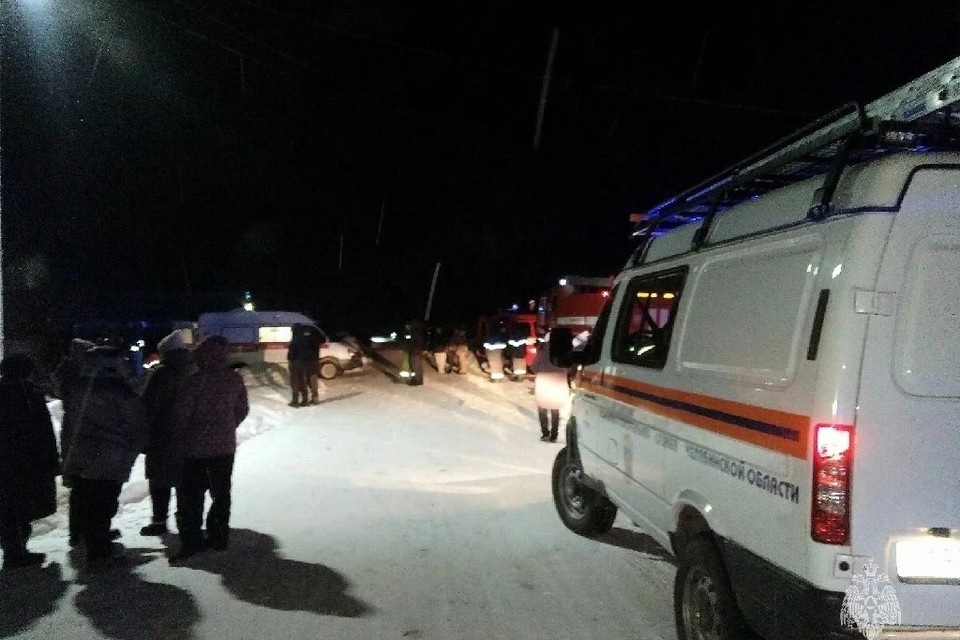    Газ вытек из баллона в доме на двух хозяев. Фото: Троицкий-пожарно-спасательный гарнизон