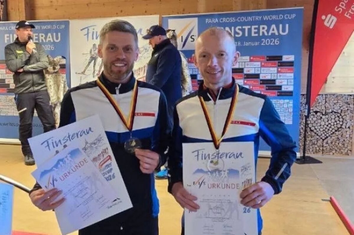    Тюменцы выиграли золото в эстафете Кубка мира по паралимпийским гонкам